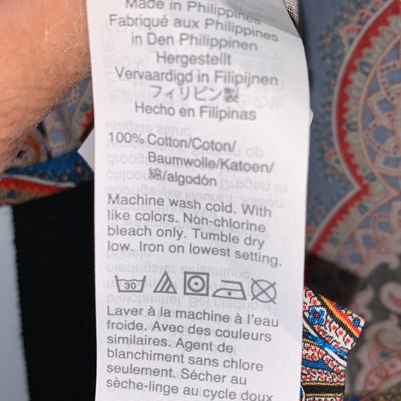 J.CREW paisley print cotton tank - Picture 7 of 9